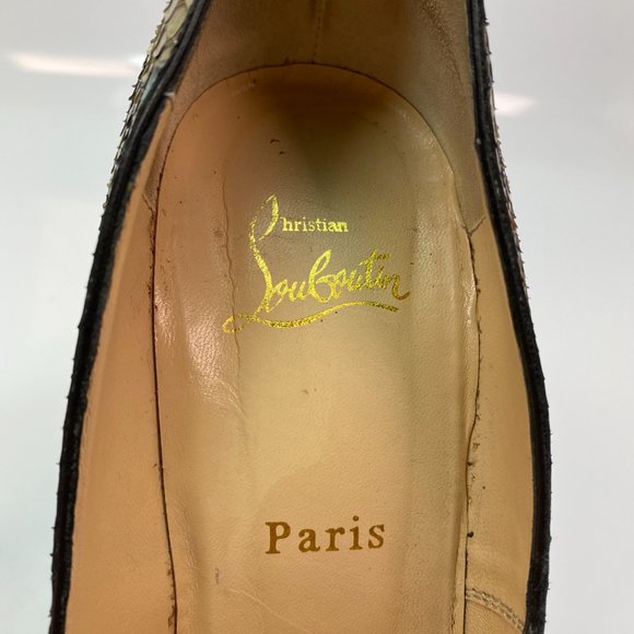 🌷❤️‍🔥SPRING SALE 🔥 FINAL PRICE🌷💥Christian Louboutin Highness 160 Python 40 - Picture 2 of 7